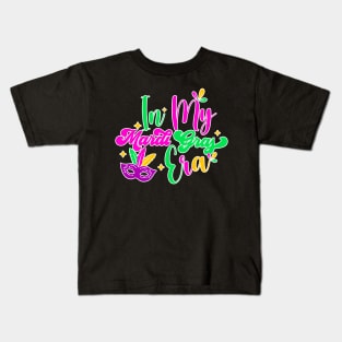 In My Mardi Gras Era Carnival Women Men Kids Mardi Gras Kids T-Shirt